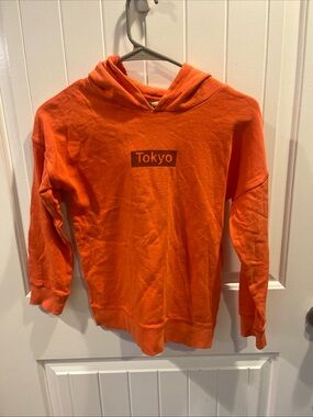 Cotton On Orange 'Tokyo' Kids Hoodie